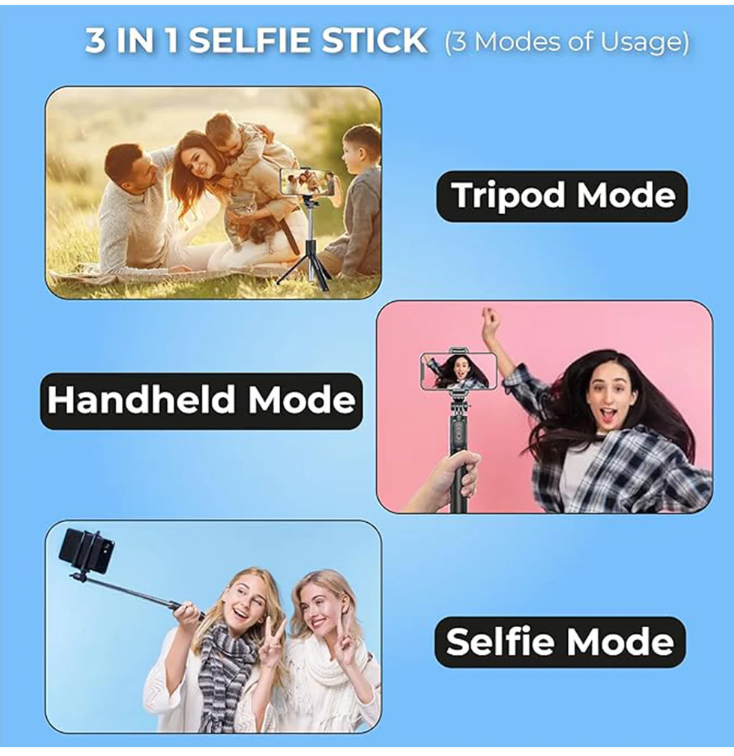 Selfie Stick with Tripod Stand